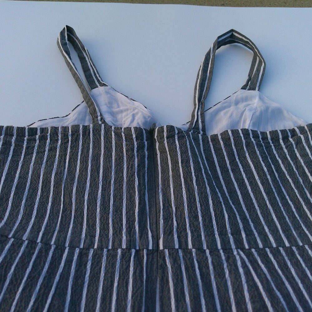 Striped Lush brand Summer Dress 99% Cotton - Picture 4 of 5